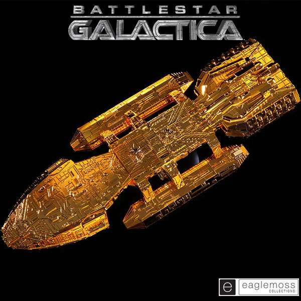 Eaglemoss Battlestar Galactica Classic Galactica Gold Edition Ship Replica